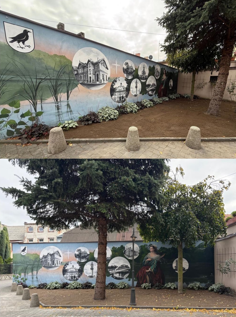 Mural św. Katarzyny