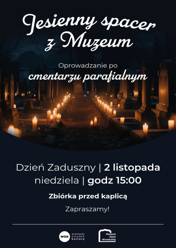  Jesienny spacer po cmentarzu z Muzeum 