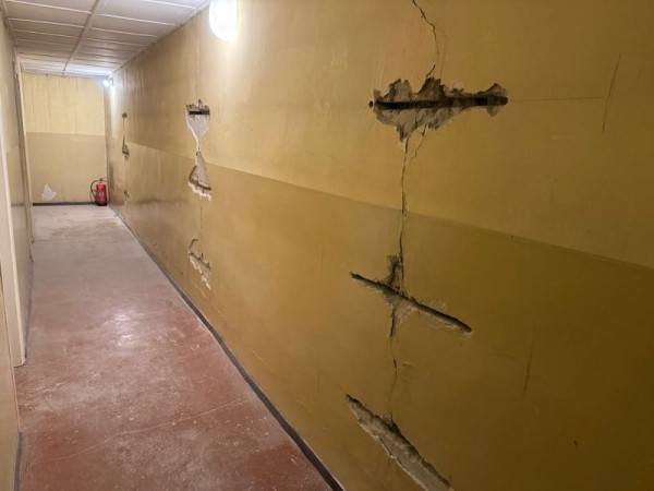 Remont domu parafialnego - wzmacnianie ścian 