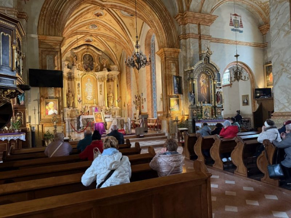  Bazylika w Wadowicach - modlitwa 