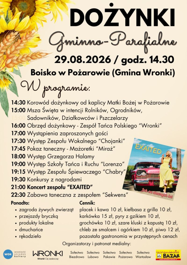  Dożynki gminno - parafialne 