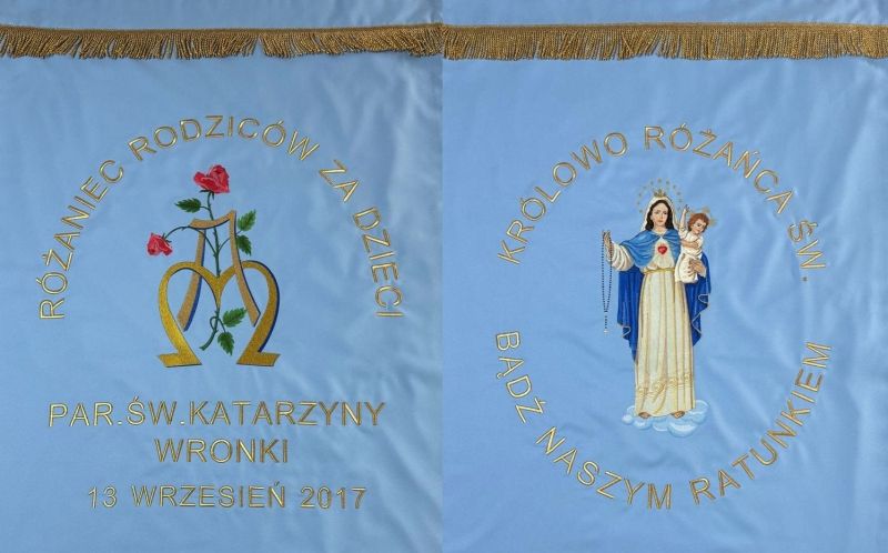 Sztandar Różańca Rodziców