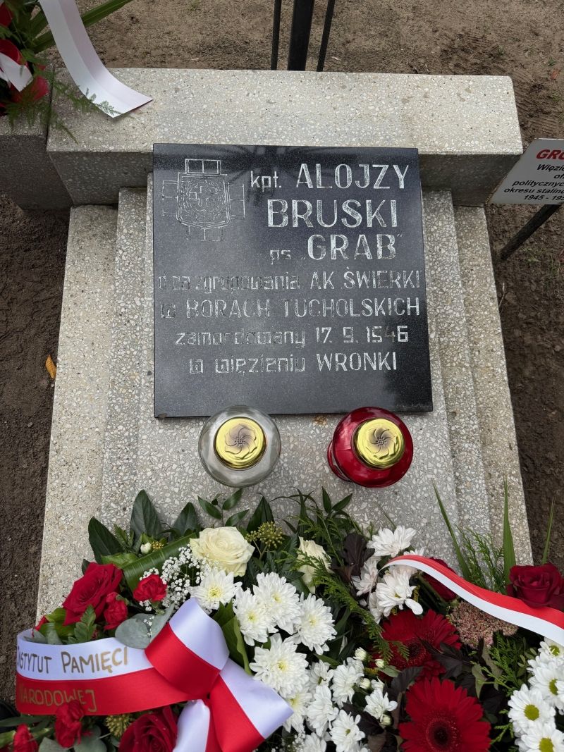 Upamiętnienie kpt. Alozjego Bruskiego